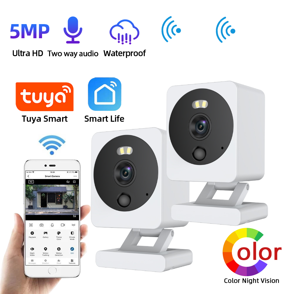 Smart Home Battery Camera Ezviz - 5MP Tuya Mini bezprzewodowa kamera bezpieczeństwa