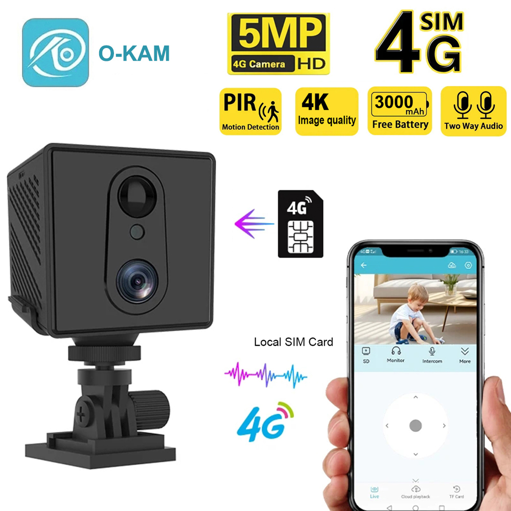 Smart Home Battery Camera Ezviz - Mini kamera 5 MP 3000 mAh