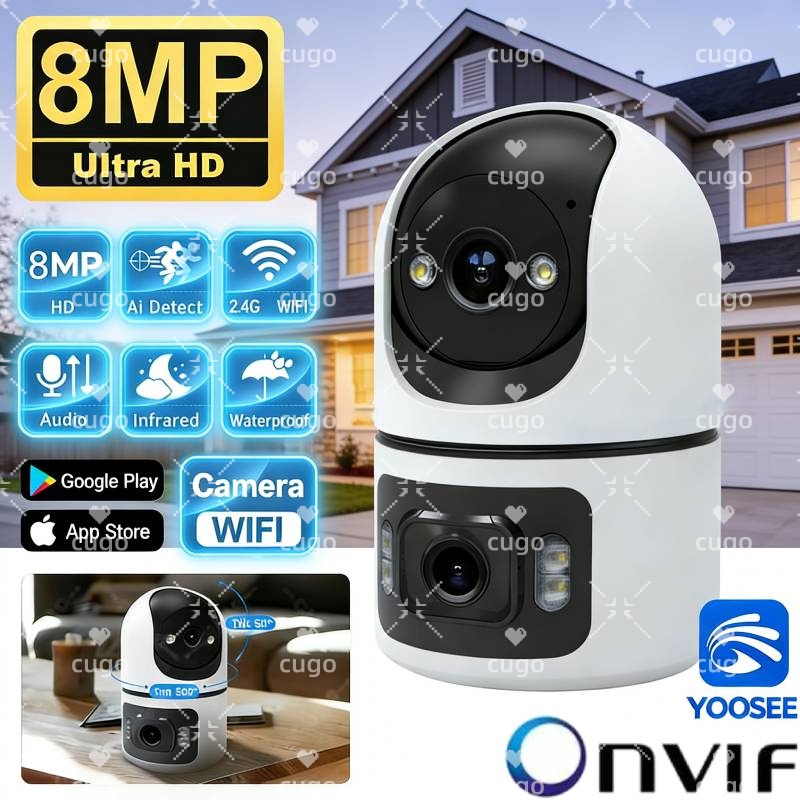 Smart Home Battery Camera Ezviz - Kamera IP WiFi 8MP z podwójnym