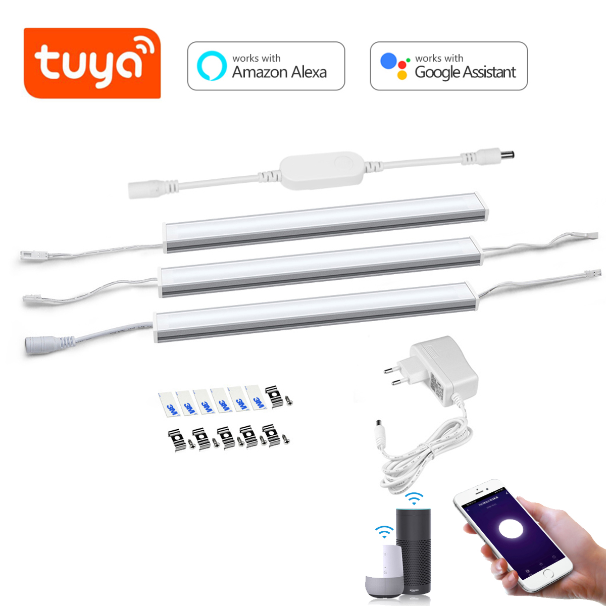 Wifi Led Dimmer - Inteligentny zestaw oświetlenia LED z aluminium,