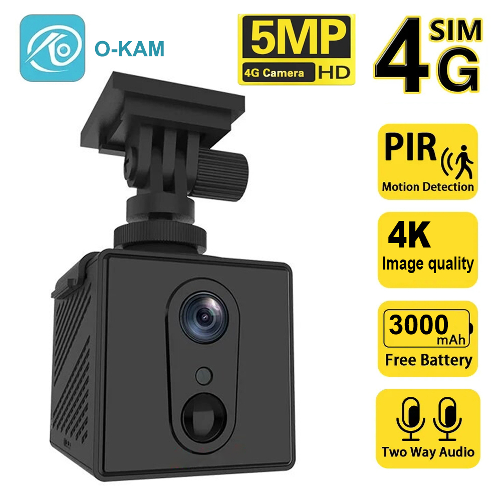 Smart Home Battery Camera Ezviz - Miniaturowa kamera 5MP z kartą SIM