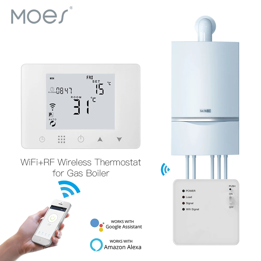 Smart Home Full System - Inteligentny termostat WiFi Wiszący regulator temperatury