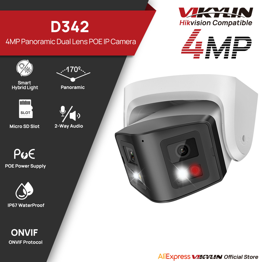 Smart Home Hikvision - Kamera IP Vikylin 4MP Panoramiczna z