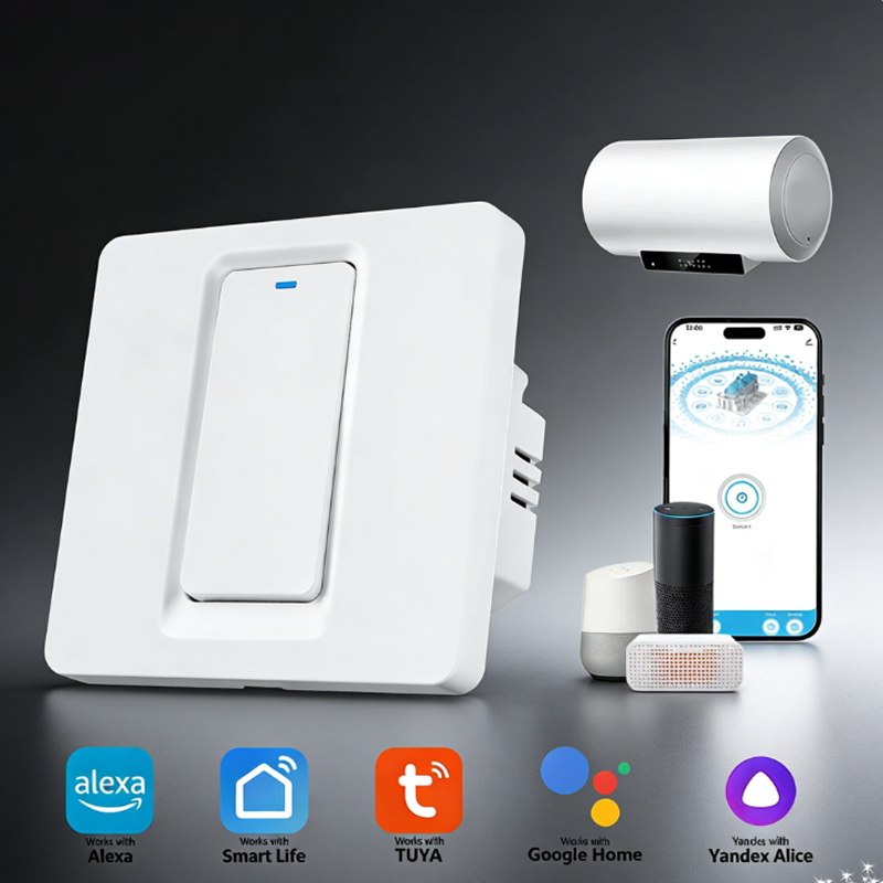 Smart Home Sistem - Inteligentny przełącznik podgrzewacza wody/Wifi i Bluetooth,