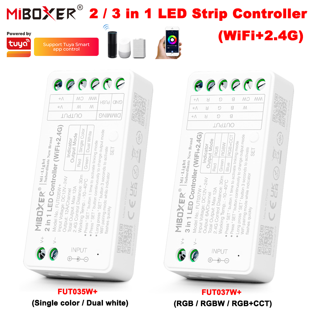 Wifi Led Dimmer - Miboxer FUT035W + 2w1 FUT037W +