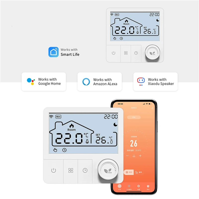 Smart Home Full System - Termostat grzewczy Tuya Smart Home WiFi,