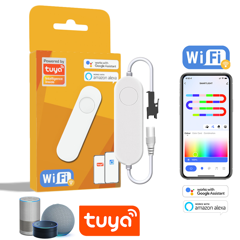 Wifi Led Dimmer - Kontroler adresowalny TUYA WIFI RGBIC ściemniacz