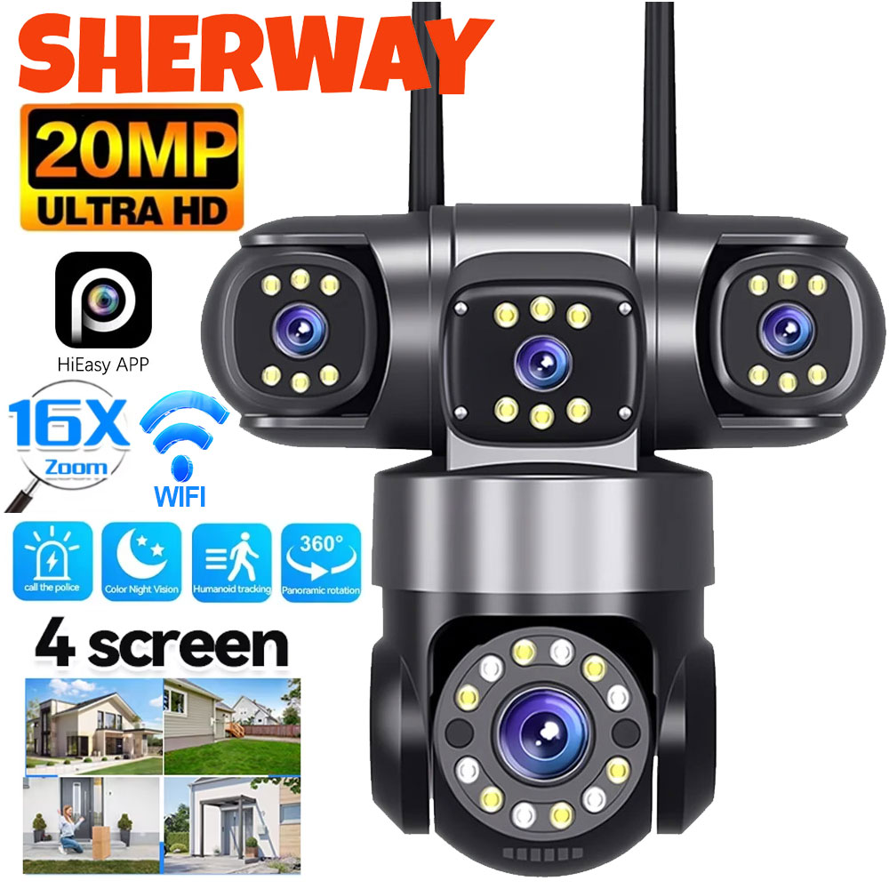Smart Home Battery Camera Ezviz - Zewnętrzna kamera Wi-Fi 10K 20 MP