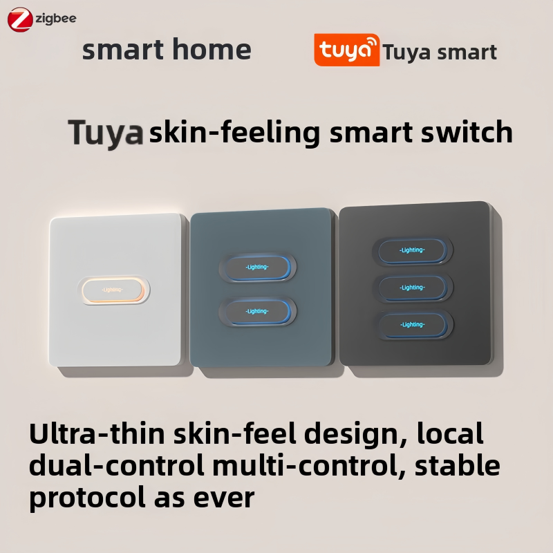 Smart Home Sistem - Inteligentny przełącznik przyciskowy Tuya Zigbee, podwójne