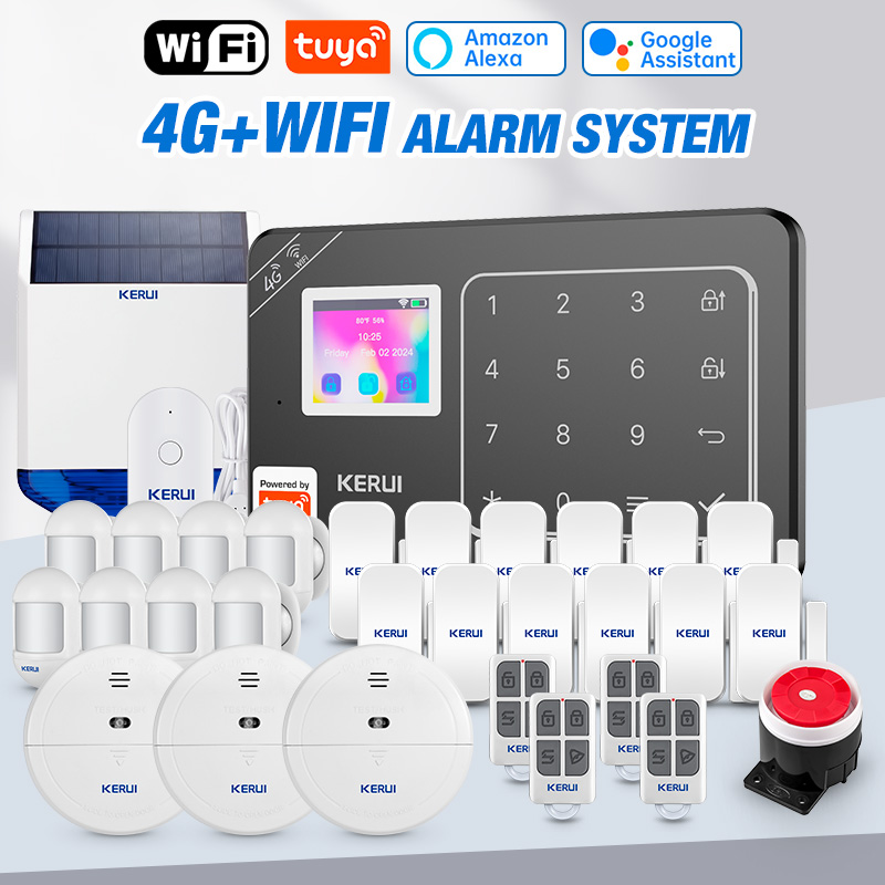 Smart Home Kit - System alarmowy KERUI GSM 4G WiFi