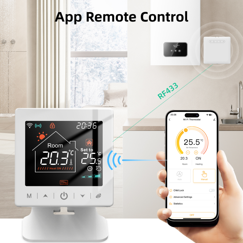 Inteligentny termostat WiFi do – Smart Home Kit recenzja i cena