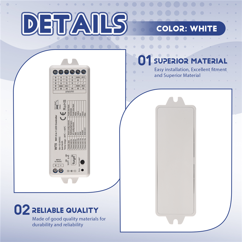 LICE-Tuya Kontroler LED 5 w 1  – Wifi Led Dimmer recenzja i cena