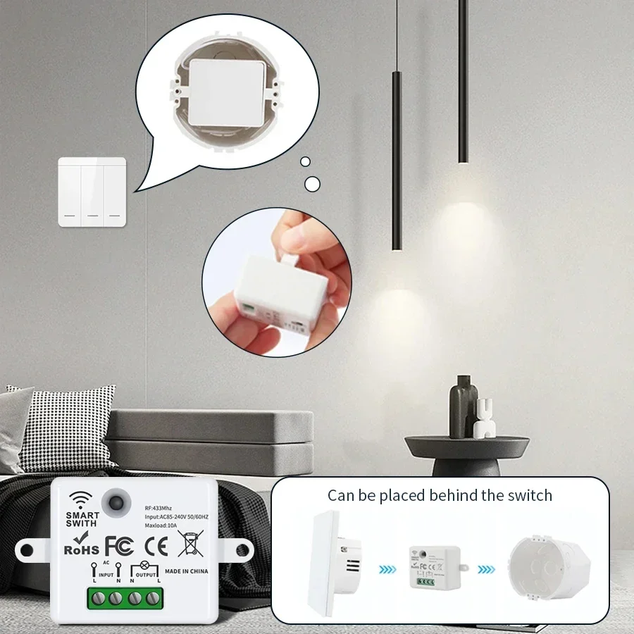 Bezprzewodowy przełącznik zdal – Smart Home Sistem recenzja i cena