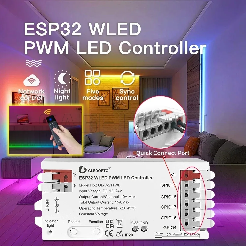 GL-C-211WL/GL-RC-001WL Aplikac – Wifi Led Dimmer recenzja i cena
