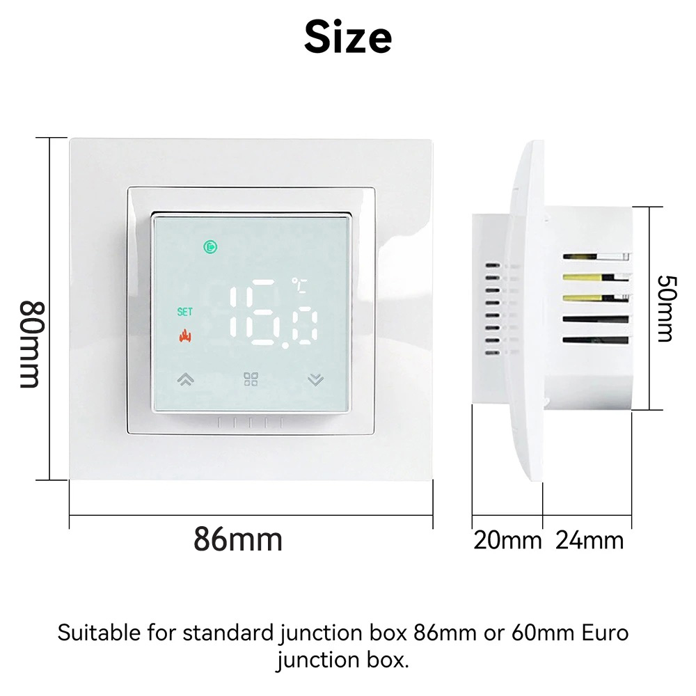 Inteligentny termostat WIFI MK – Smart Home Thermostat recenzja i cena