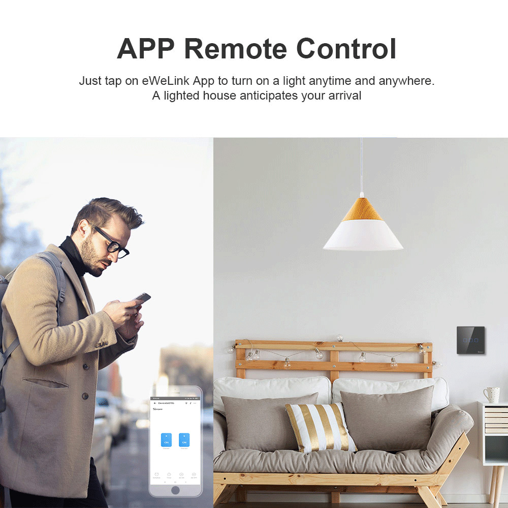 SONOFF T3EU czarny WiFi inteli – Smart Home Full System recenzja i cena