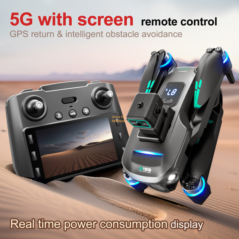 Podwójna kamera 8K 5G WIFI FPV – Wifi Led Dimmer recenzja i cena