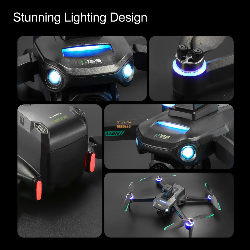 Podwójna kamera 8K 5G WIFI FPV – Wifi Led Dimmer recenzja i cena