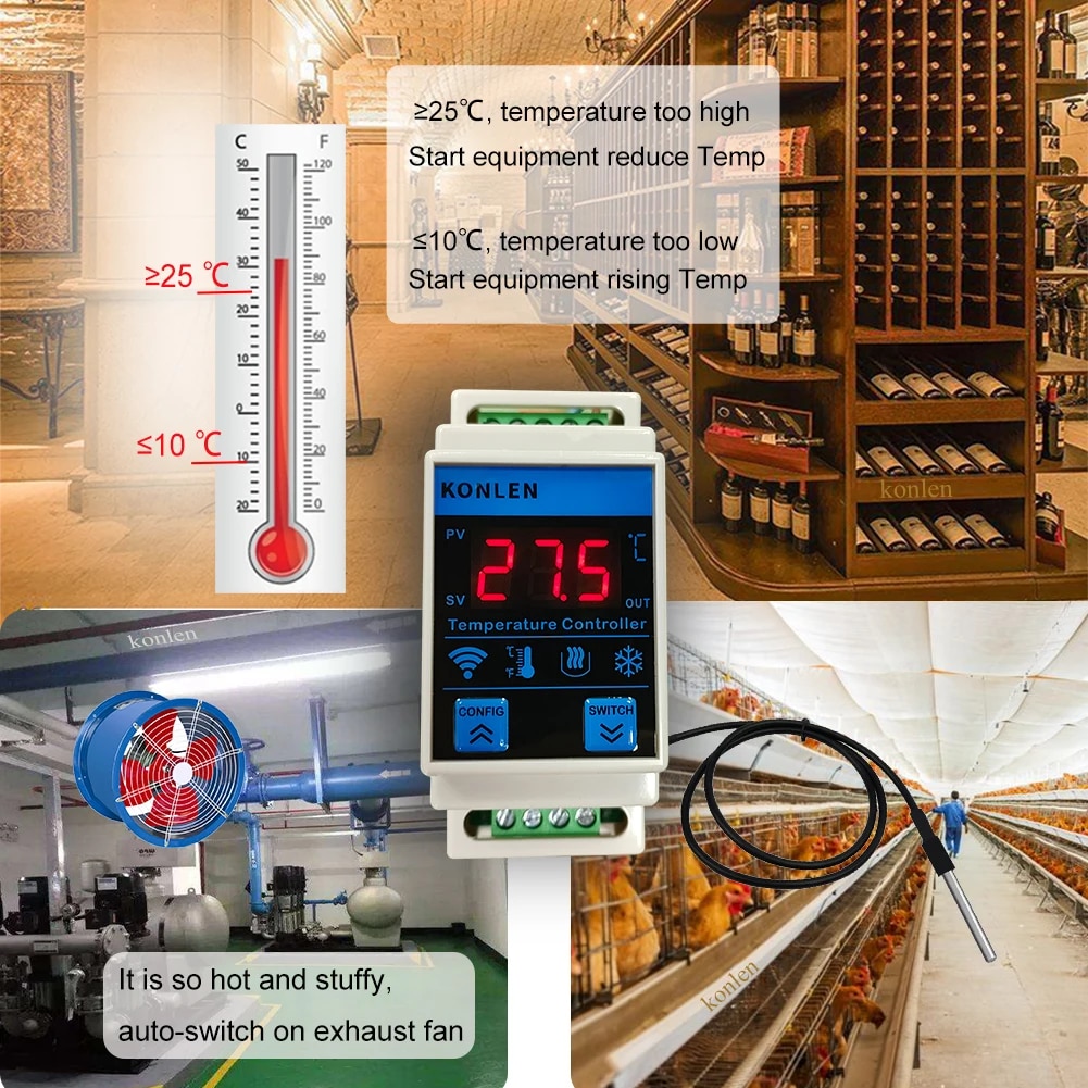 Tuya WIFI czujnik temperatury  – Smart Home Thermostat recenzja i cena