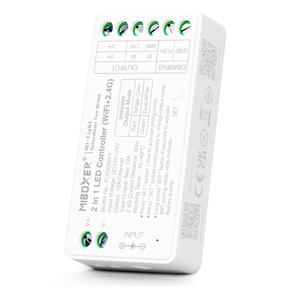 Miboxer FUT035W + 2w1 FUT037W  – Wifi Led Dimmer recenzja i cena