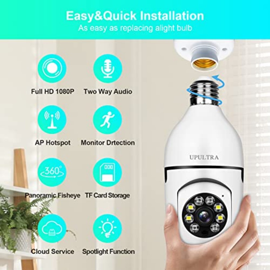 Żarówka z kamerą bezprzewodową – Smart Home Ac recenzja i cena