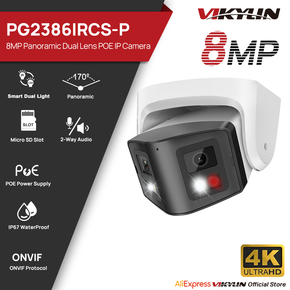 Kamera IP Vikylin 8MP Panorami – Smart Home Hikvision recenzja i cena