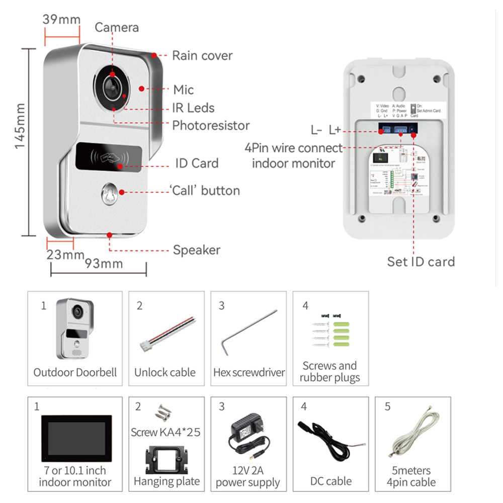 1080P 7-calowy wideodomofon Wi – Smart Home Full System recenzja i cena