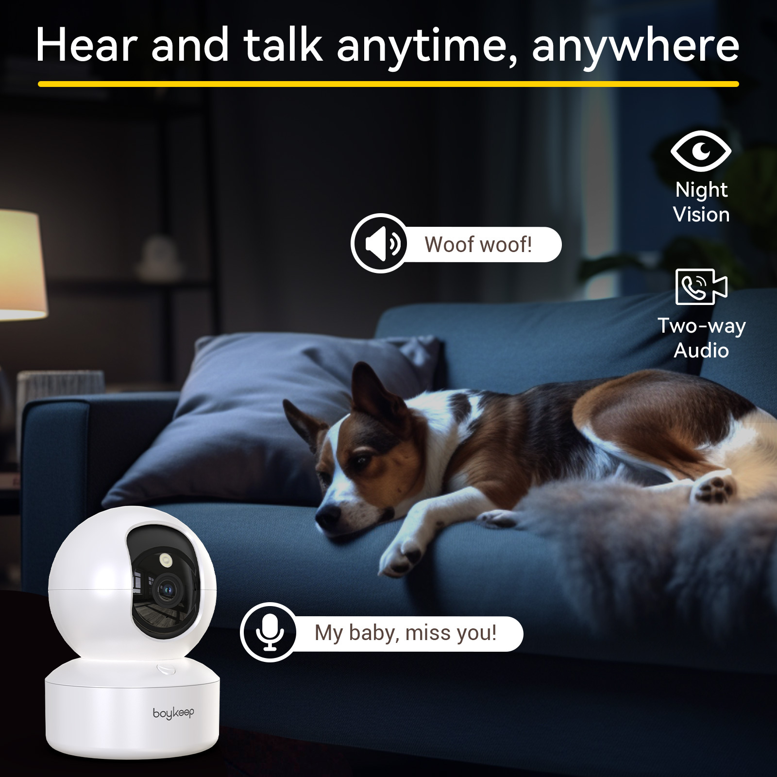 Inteligentna kamera BoyKeep 2K – Smart Home Battery Camera Ezviz recenzja i cena