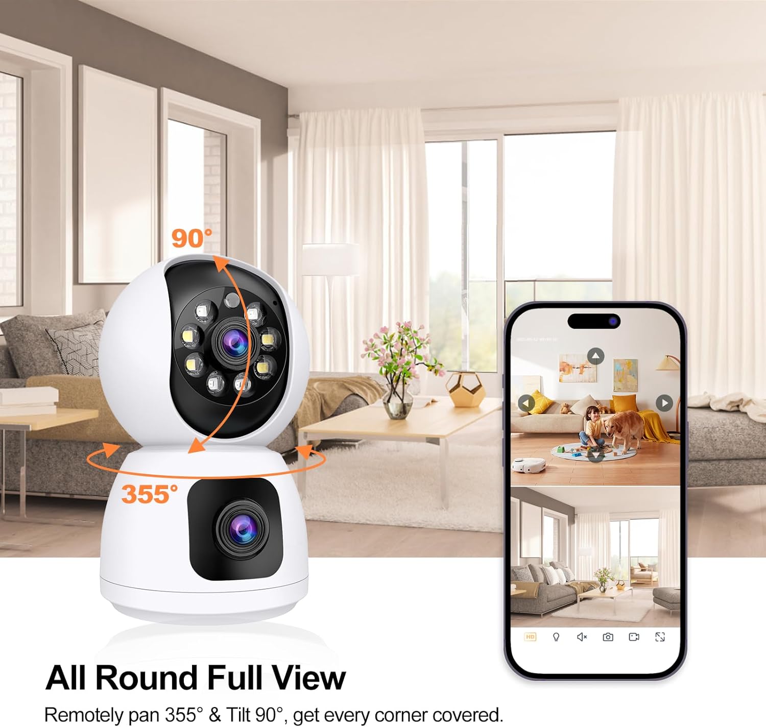 ANSVICAM Tuya Smart 4K 8MP Kam – Smart Home Battery Camera Ezviz recenzja i cena