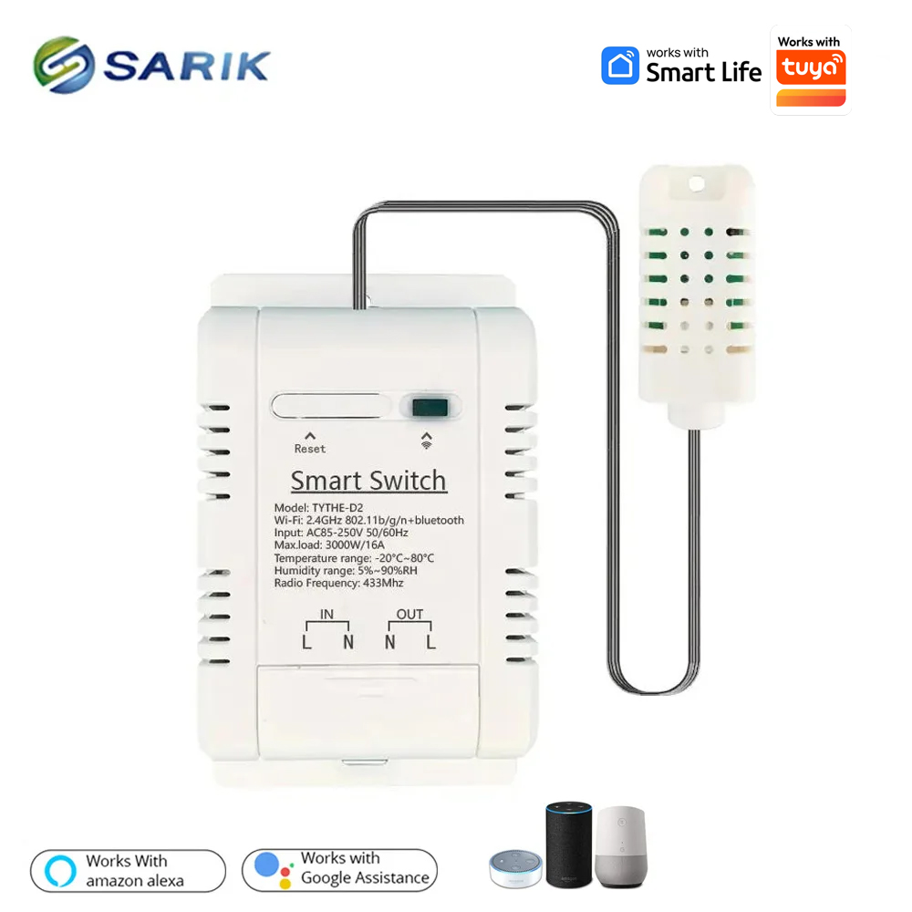 Współpracuje z Tuya 16A 3000W  – Smart Home Thermostat recenzja i cena