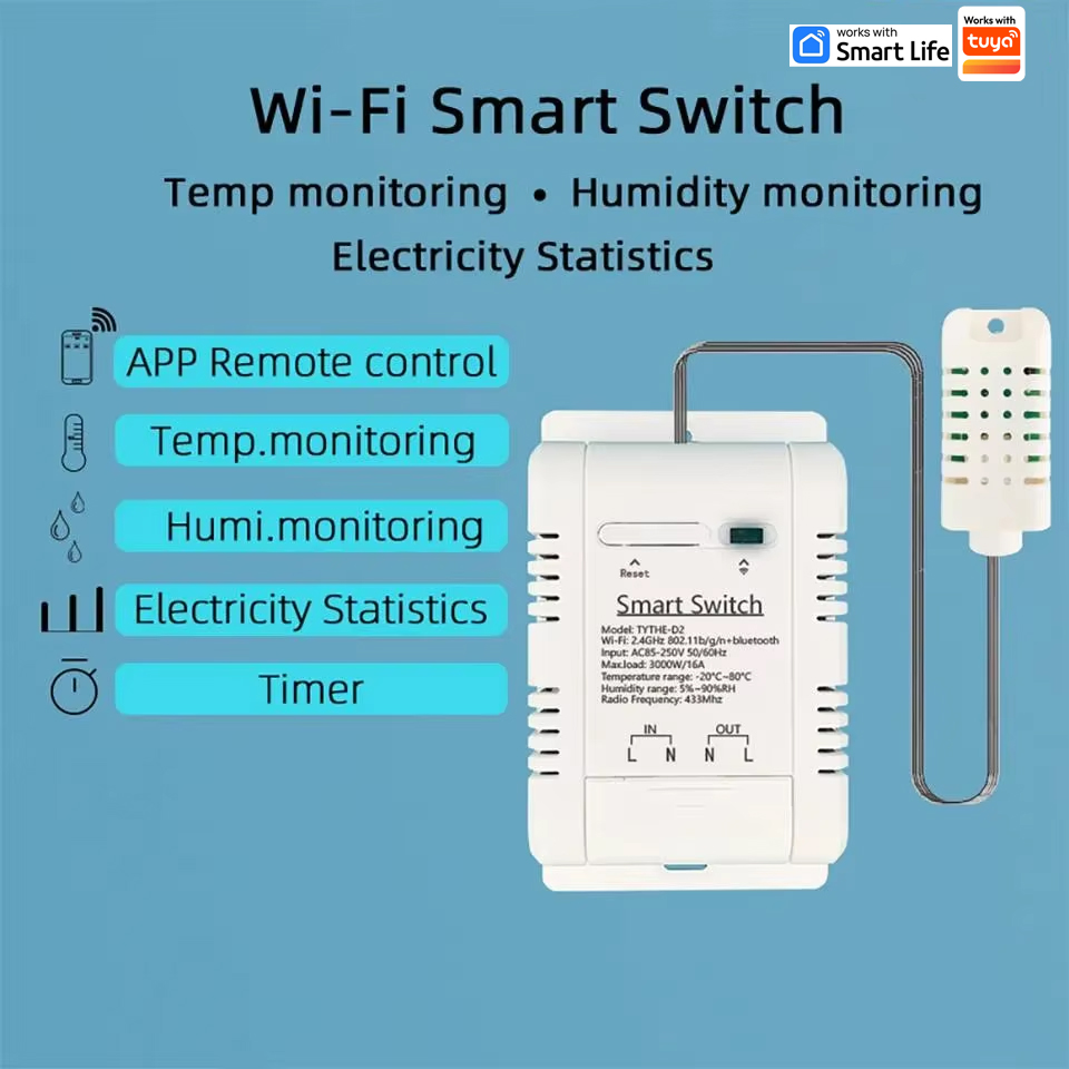 Współpracuje z Tuya 16A 3000W  – Smart Home Thermostat recenzja i cena