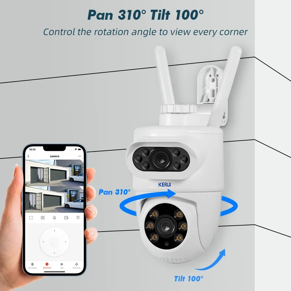 KERUI Zewnętrzna Kamera IP WiF – Smart Home Battery Camera Ezviz recenzja i cena