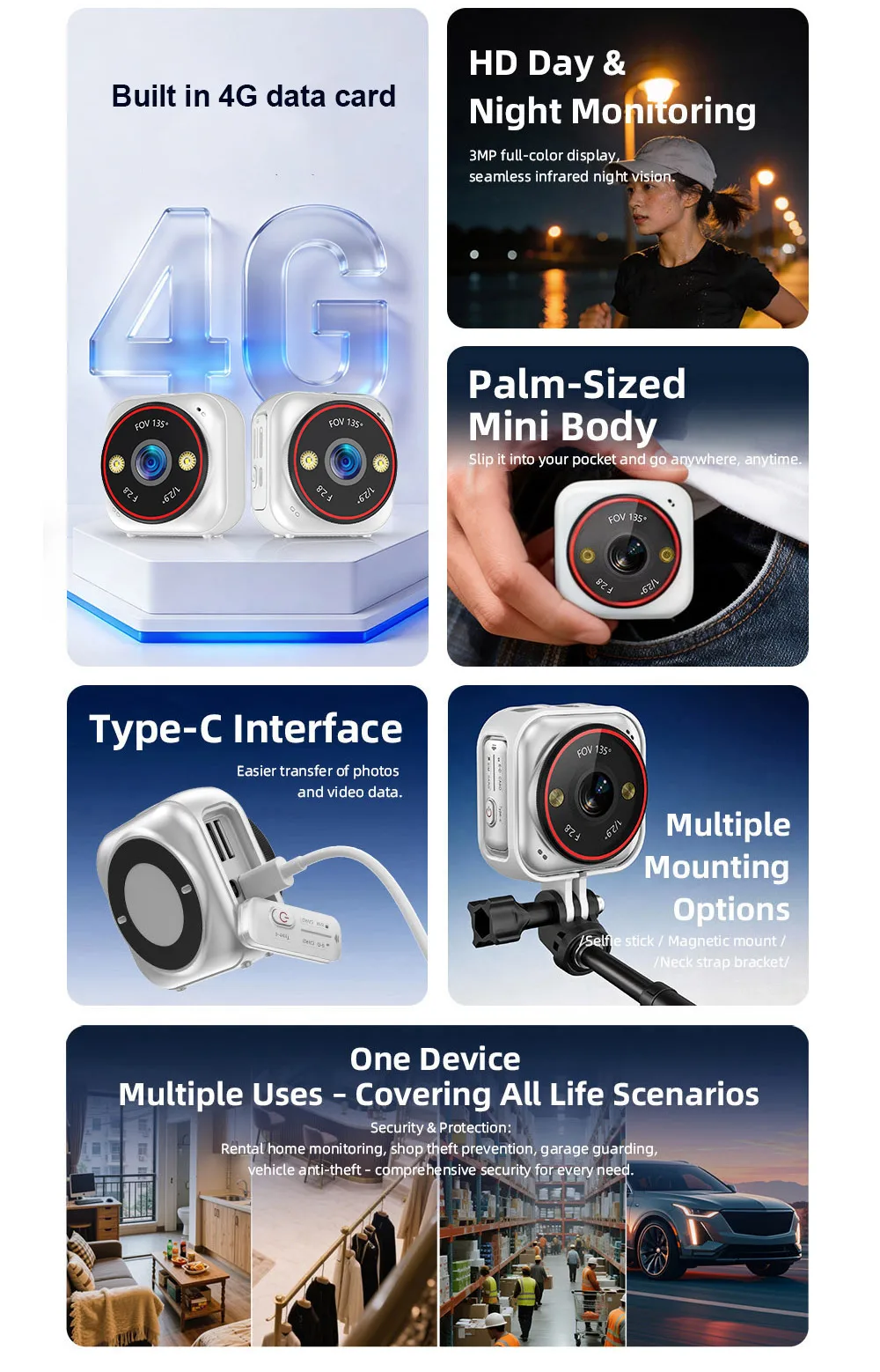 LS VISION Kamera Kieszonkowa 4 – Smart Home Battery Camera Ezviz recenzja i cena